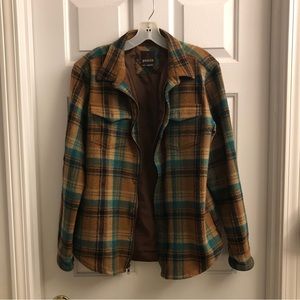 Prana wool blend zip-up jacket.